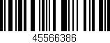 Código de barras (EAN, GTIN, SKU, ISBN): '45566386'