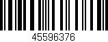 Código de barras (EAN, GTIN, SKU, ISBN): '45596376'
