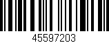 Código de barras (EAN, GTIN, SKU, ISBN): '45597203'