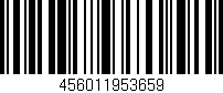 Código de barras (EAN, GTIN, SKU, ISBN): '456011953659'