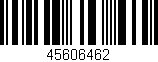 Código de barras (EAN, GTIN, SKU, ISBN): '45606462'