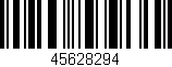 Código de barras (EAN, GTIN, SKU, ISBN): '45628294'