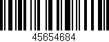 Código de barras (EAN, GTIN, SKU, ISBN): '45654684'