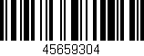 Código de barras (EAN, GTIN, SKU, ISBN): '45659304'