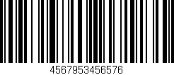 Código de barras (EAN, GTIN, SKU, ISBN): '4567953456576'