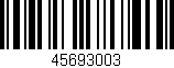 Código de barras (EAN, GTIN, SKU, ISBN): '45693003'