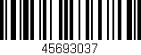 Código de barras (EAN, GTIN, SKU, ISBN): '45693037'