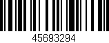 Código de barras (EAN, GTIN, SKU, ISBN): '45693294'