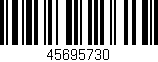 Código de barras (EAN, GTIN, SKU, ISBN): '45695730'
