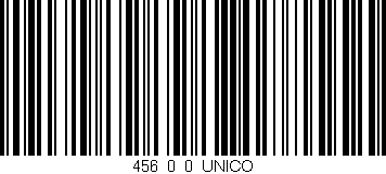 Código de barras (EAN, GTIN, SKU, ISBN): '456_0_0_UNICO'