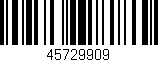 Código de barras (EAN, GTIN, SKU, ISBN): '45729909'