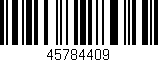 Código de barras (EAN, GTIN, SKU, ISBN): '45784409'