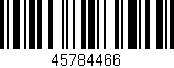 Código de barras (EAN, GTIN, SKU, ISBN): '45784466'