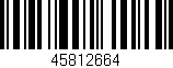 Código de barras (EAN, GTIN, SKU, ISBN): '45812664'