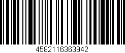 Código de barras (EAN, GTIN, SKU, ISBN): '4582116363942'