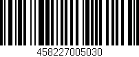 Código de barras (EAN, GTIN, SKU, ISBN): '458227005030'