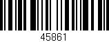 Código de barras (EAN, GTIN, SKU, ISBN): '45861'