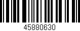 Código de barras (EAN, GTIN, SKU, ISBN): '45880630'