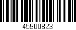 Código de barras (EAN, GTIN, SKU, ISBN): '45900823'