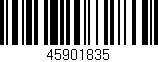 Código de barras (EAN, GTIN, SKU, ISBN): '45901835'
