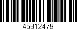 Código de barras (EAN, GTIN, SKU, ISBN): '45912479'