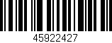 Código de barras (EAN, GTIN, SKU, ISBN): '45922427'