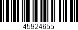 Código de barras (EAN, GTIN, SKU, ISBN): '45924655'