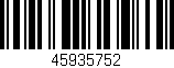 Código de barras (EAN, GTIN, SKU, ISBN): '45935752'