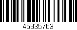 Código de barras (EAN, GTIN, SKU, ISBN): '45935763'