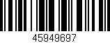 Código de barras (EAN, GTIN, SKU, ISBN): '45949697'