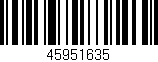 Código de barras (EAN, GTIN, SKU, ISBN): '45951635'
