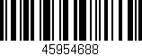 Código de barras (EAN, GTIN, SKU, ISBN): '45954688'