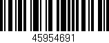 Código de barras (EAN, GTIN, SKU, ISBN): '45954691'
