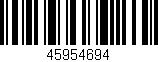 Código de barras (EAN, GTIN, SKU, ISBN): '45954694'