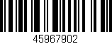 Código de barras (EAN, GTIN, SKU, ISBN): '45967902'