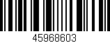 Código de barras (EAN, GTIN, SKU, ISBN): '45968603'