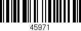 Código de barras (EAN, GTIN, SKU, ISBN): '45971'