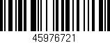 Código de barras (EAN, GTIN, SKU, ISBN): '45976721'
