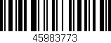 Código de barras (EAN, GTIN, SKU, ISBN): '45983773'