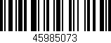 Código de barras (EAN, GTIN, SKU, ISBN): '45985073'