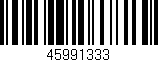 Código de barras (EAN, GTIN, SKU, ISBN): '45991333'