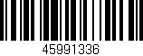 Código de barras (EAN, GTIN, SKU, ISBN): '45991336'