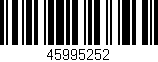 Código de barras (EAN, GTIN, SKU, ISBN): '45995252'