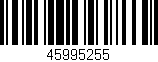 Código de barras (EAN, GTIN, SKU, ISBN): '45995255'