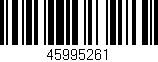 Código de barras (EAN, GTIN, SKU, ISBN): '45995261'