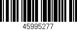 Código de barras (EAN, GTIN, SKU, ISBN): '45995277'