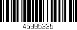 Código de barras (EAN, GTIN, SKU, ISBN): '45995335'