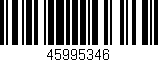 Código de barras (EAN, GTIN, SKU, ISBN): '45995346'