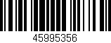 Código de barras (EAN, GTIN, SKU, ISBN): '45995356'