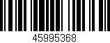 Código de barras (EAN, GTIN, SKU, ISBN): '45995368'